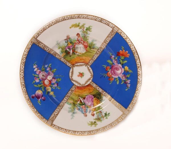 Hand painted English Porcelain Plate Dresden