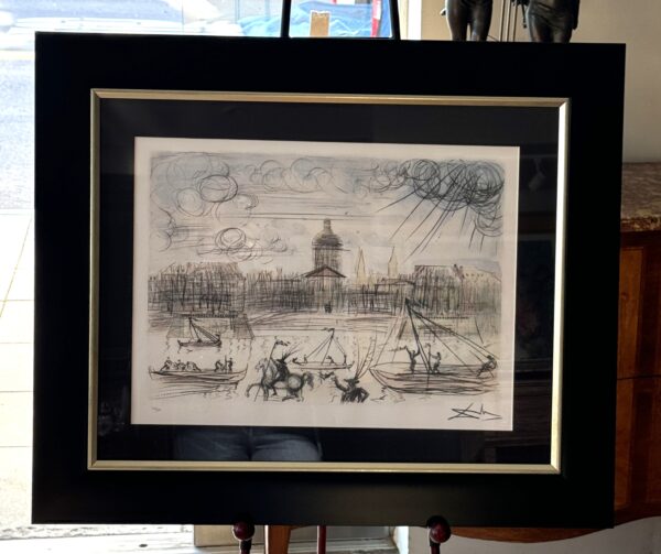 Limited edition Salvador Dali Artwork entitled Academy of France
