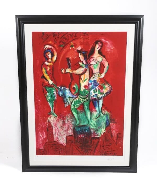 Extra-large limited edition Marc Chagall artwork entitled "Carmen"