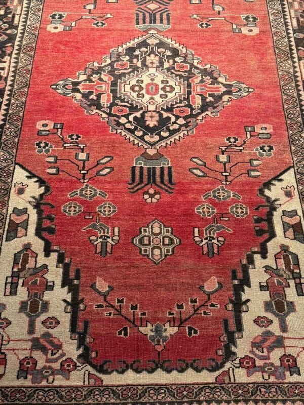 Stunning old Persian Malyar wide Runner 12'9 x 4'8 wide - Image 2