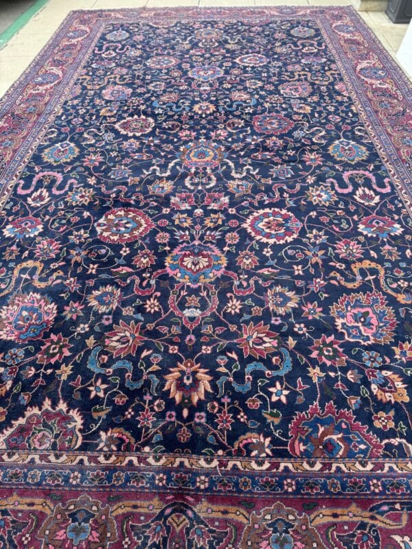 Rare extra-large Antique Sarouk 18' x 12'8 - Image 2
