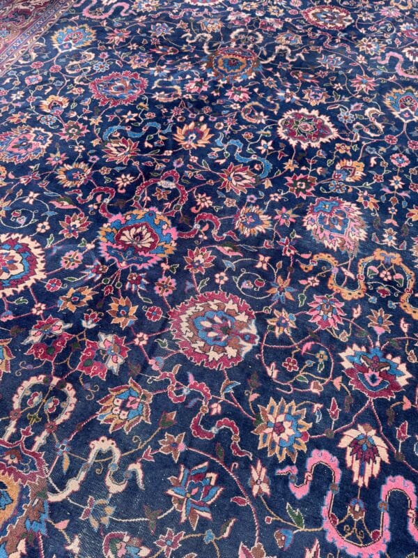 Rare extra-large Antique Sarouk 18' x 12'8 - Image 4