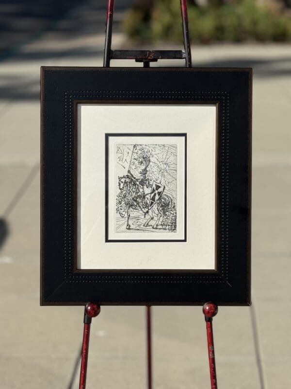 Limited edition Salvador Dali artwork entitled "El Cid" 