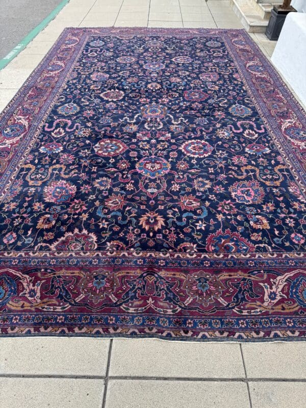 Rare extra-large Antique Sarouk 18' x 12'8