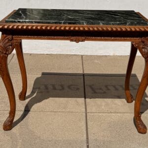 Fine French Antique Louis XV Revival / Belle Époque Marble-Top Table