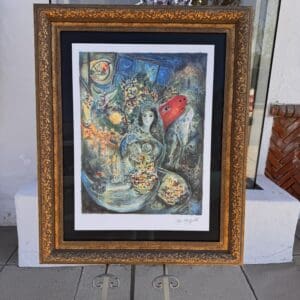 Limited Edition Marc Chagall Lithograph entitled Bella
