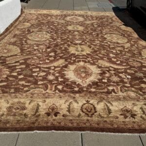 Extra large Handmade Pure Wool Carpet with all over design