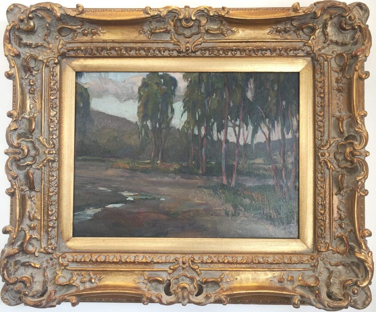 Oil on hardboard W. Dorsey Landscape 19 Tall x 23 wide SOLD